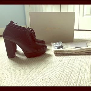 Santoni Oxford Heels, Black